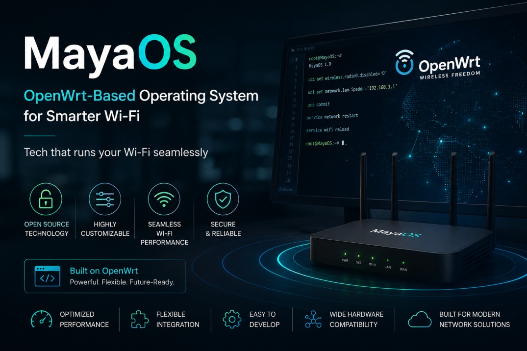 MayaOS: OpenWrt-Based Operating System for Smarter Wi-Fi